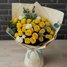 Букет цветов из:  Розы в Калининске