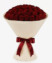 Букет 101 Бордовая роза Блэк Бакарра в Калининске