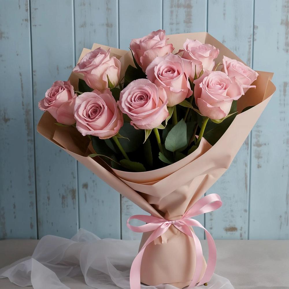 Букет цветов из: Розы в Калининске