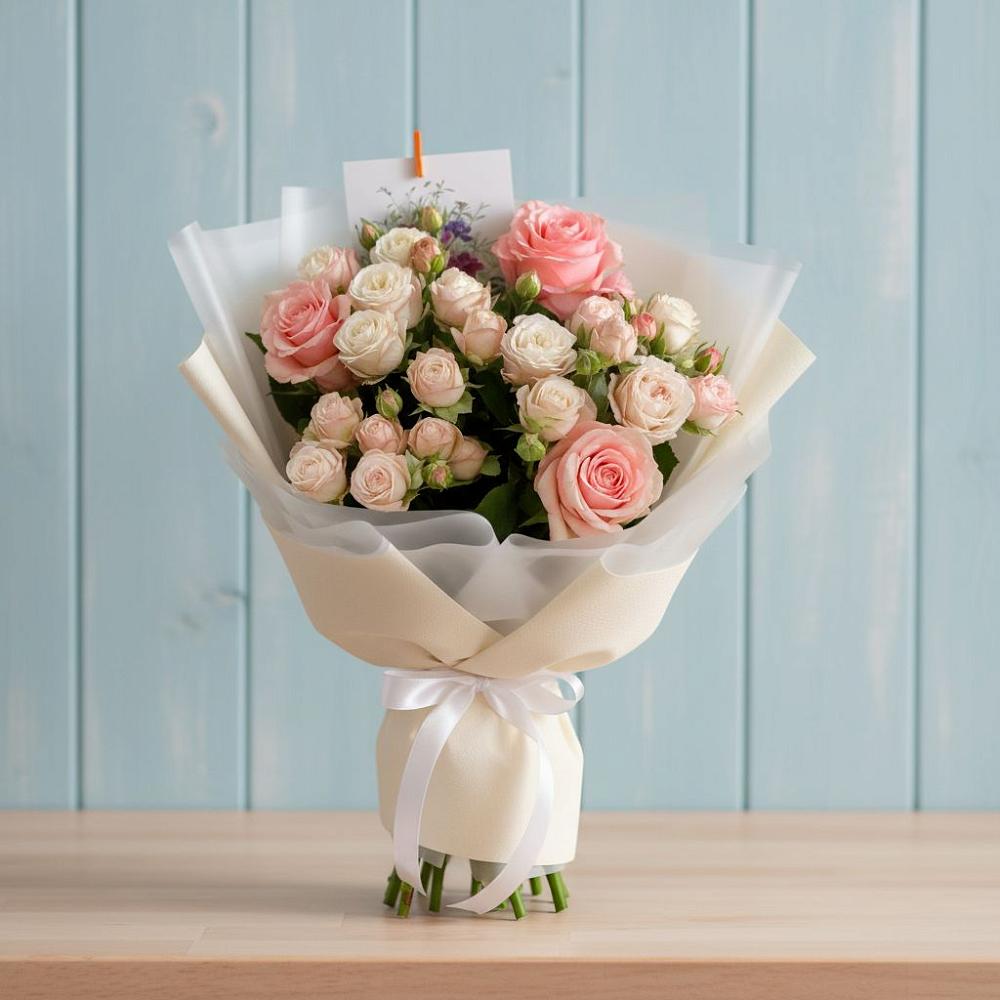 Букет цветов из: Розы в Калининске