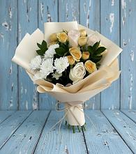Букет цветов из:  Розы и Хризантемы в Калининске