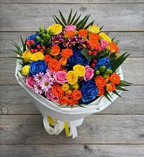Букет цветов из:  Розы и Хризантемы в Калининске