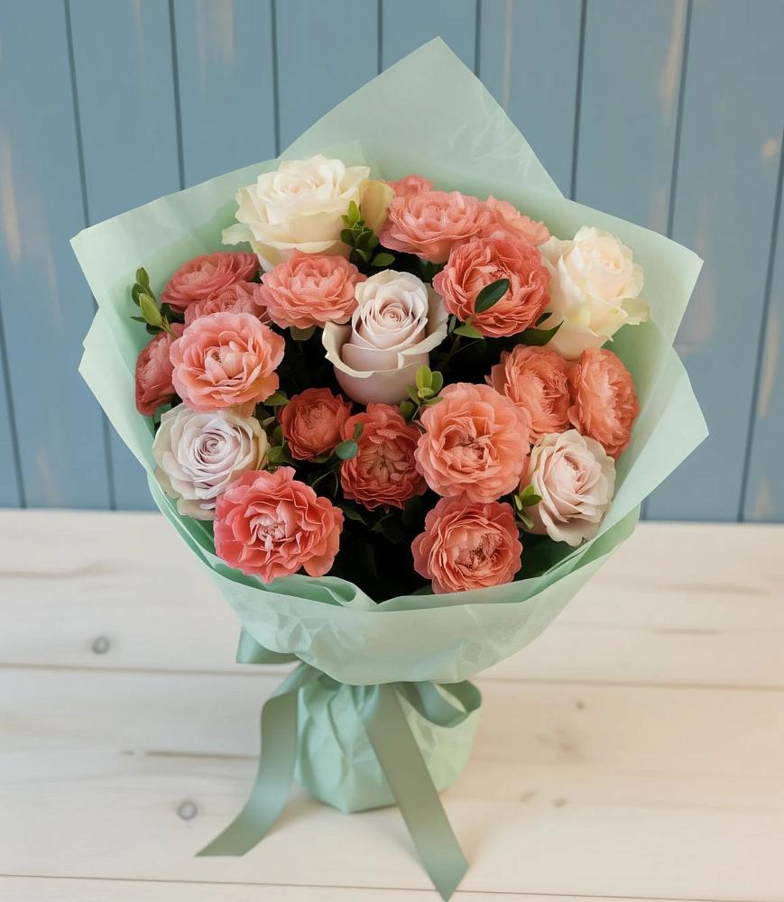 Букет цветов из: Розы в Калининске