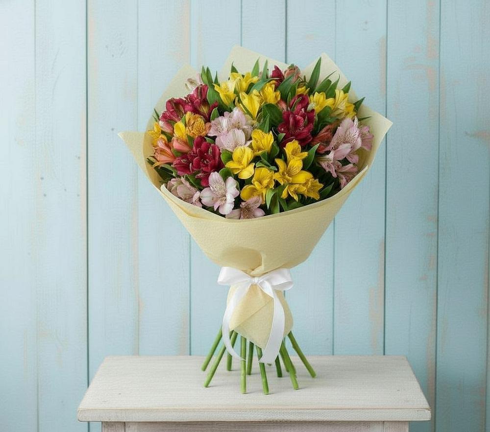 Букет цветов из: Альстромерии в Калининске