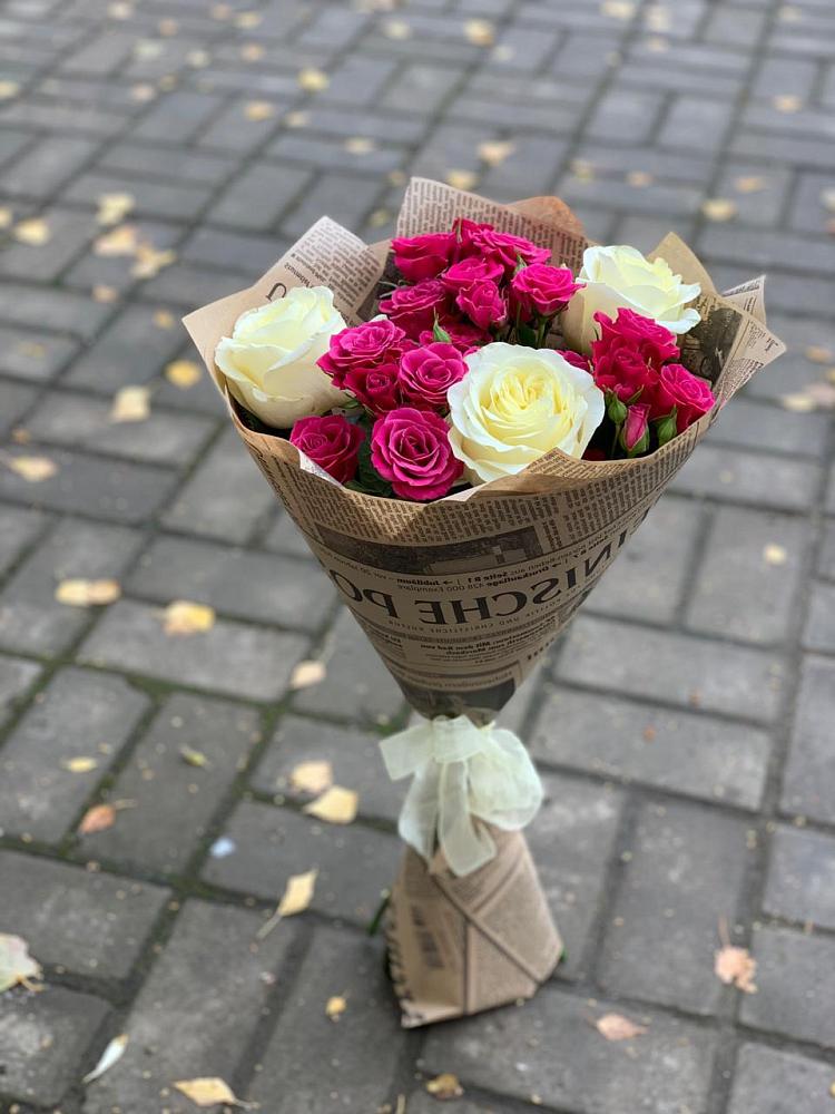 Букет цветов из: Розы в Калининске