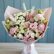 Букет цветов из:  Альстромерии и Розы в Калининске